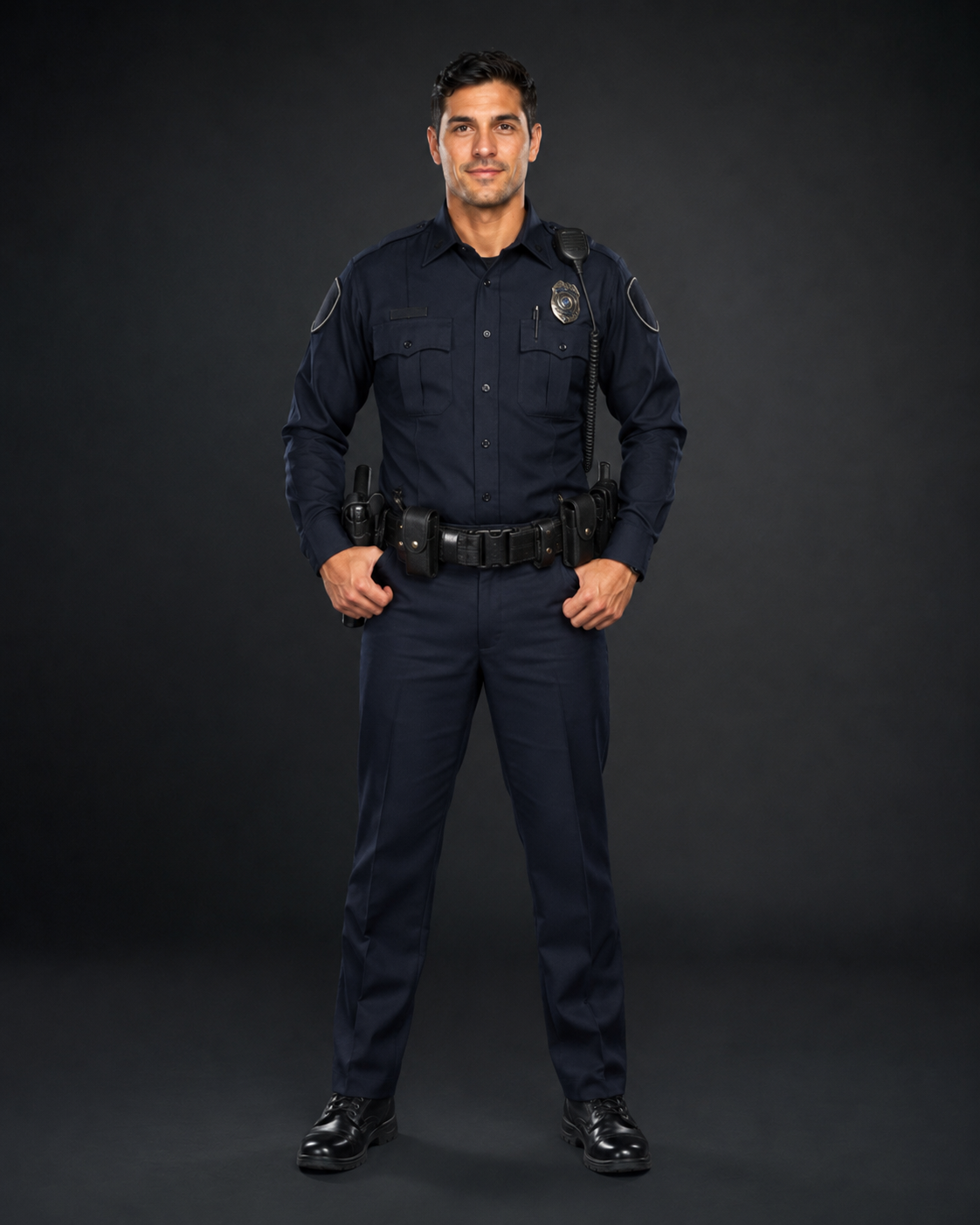 Police uniform correct fit